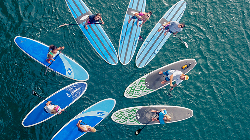 stand up paddleboarding